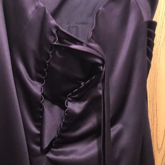 Dress, evening or wedding, dark purple, sleeveless - Picture 3 of 6